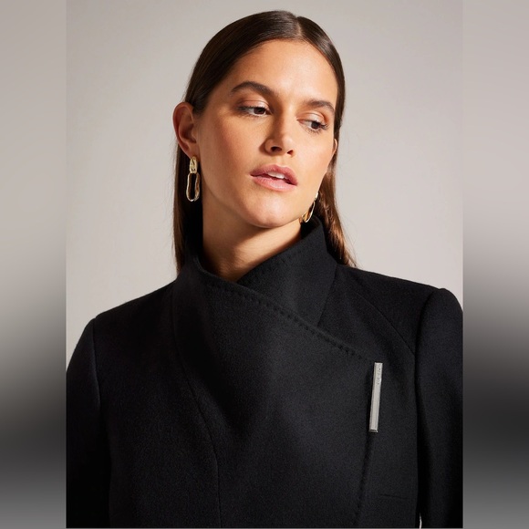 Ted Baker London BLACK Mid-lenght Coat. - Picture 6 of 8